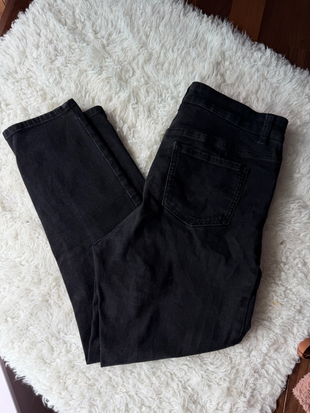 Universal Standard Siene High Rise Black Skinny Jeans 12/XL